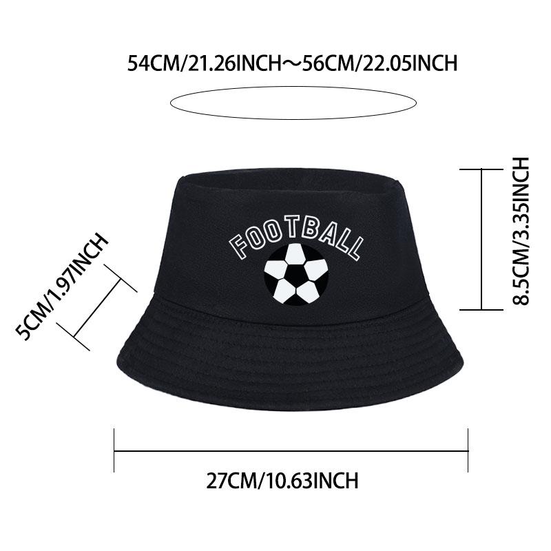 Cute “FOOTBALL” Kids' Bucket Hat: Breathable, Foldable, UV-Protective—Perfect Gift for Young Boys and Girls Who Love Soccer