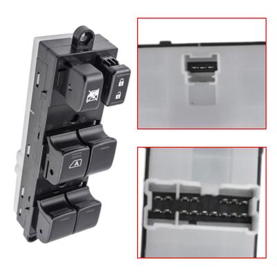 19pins Electric Power Window Master Control Switch Lifter Regulator For Nissan Versa 2010 2011 2012 25401-ZW80A Car Accessories