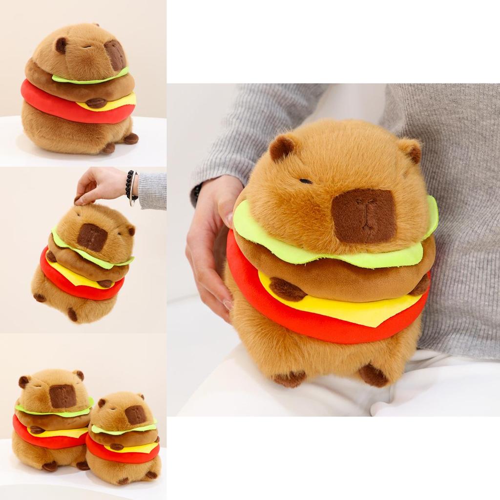 Capybara Plush Toy Stuffed Animal Pillow Soft Short Plush Gift For Girls