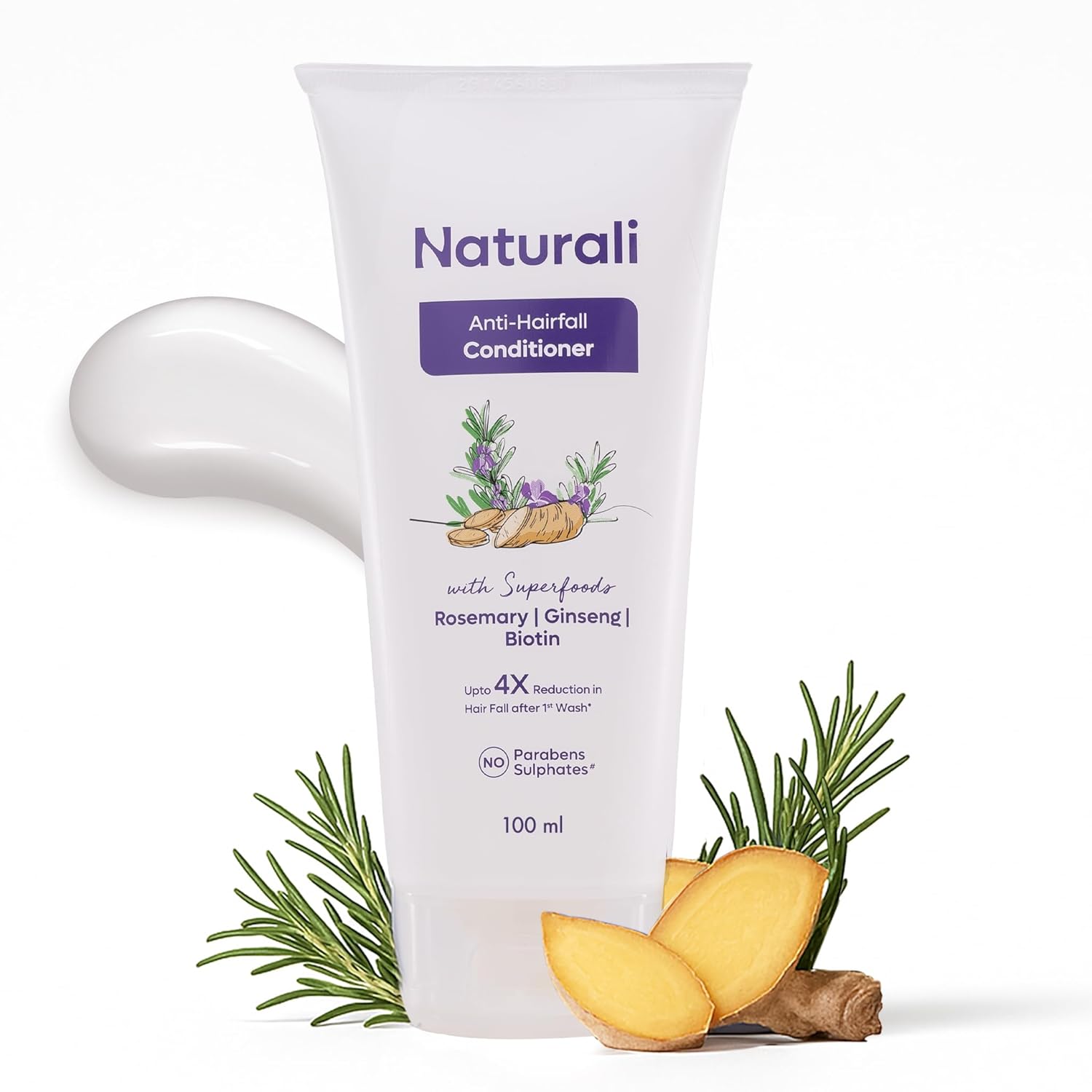 

Naturali Anti-Hairfall Conditioner 100 ml Pack of 1 | Strengthens Hair, Reduces Breakage & Promotes Hair Growth