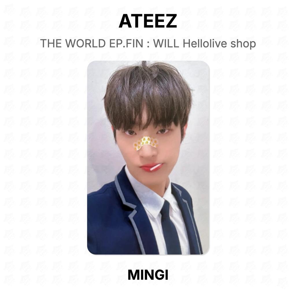 ATEEZ THE WORLD EP.FIN : WILL Hellolive Shop Official Photocard