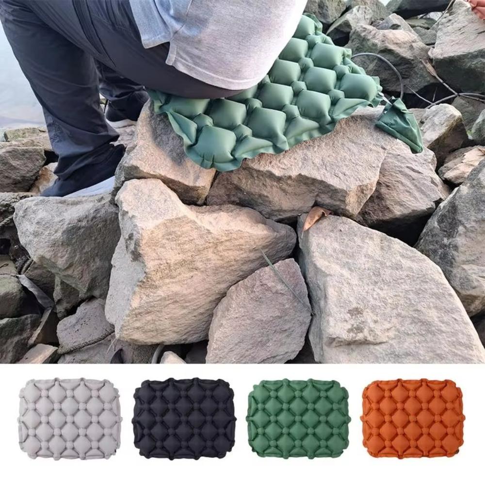 Moisture and Water Resistant Air Sitting Pad Lightweight Chair Cushion Portable Seat Pads  Camping