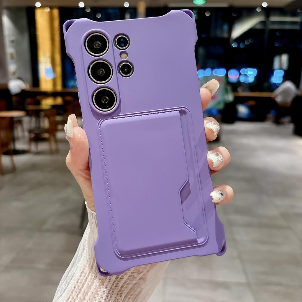 Mehrfarbige Vier-Ecken Anti-Drop-Karten-Handyhülle für Samsung Galaxy S26 S25 S24 S23 S22 S21 Ultra Plus FE Edge A17 5G Hülle