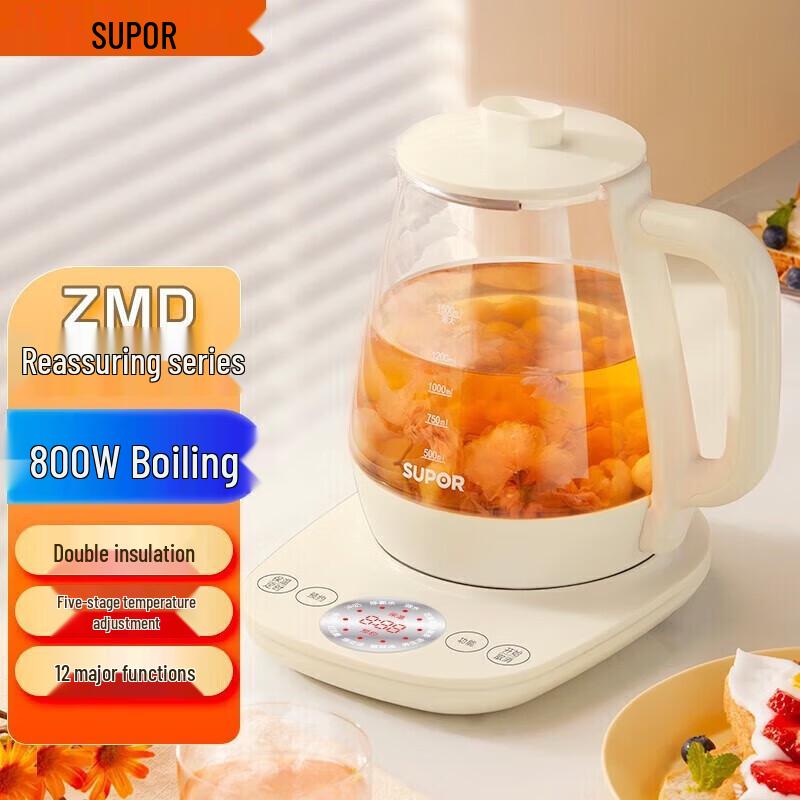 SUPOR 1.5L Smart Health Tea Pot CN plug (adapter included)