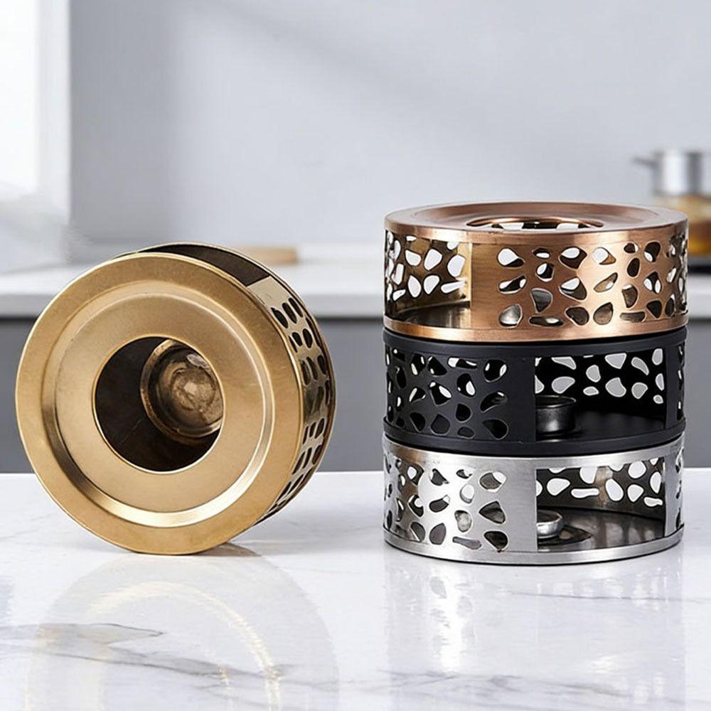 Stainless Steel Tea Warmer Base Oxygen Hole Design Teapot Heater Teapot Warmer Most Teapots