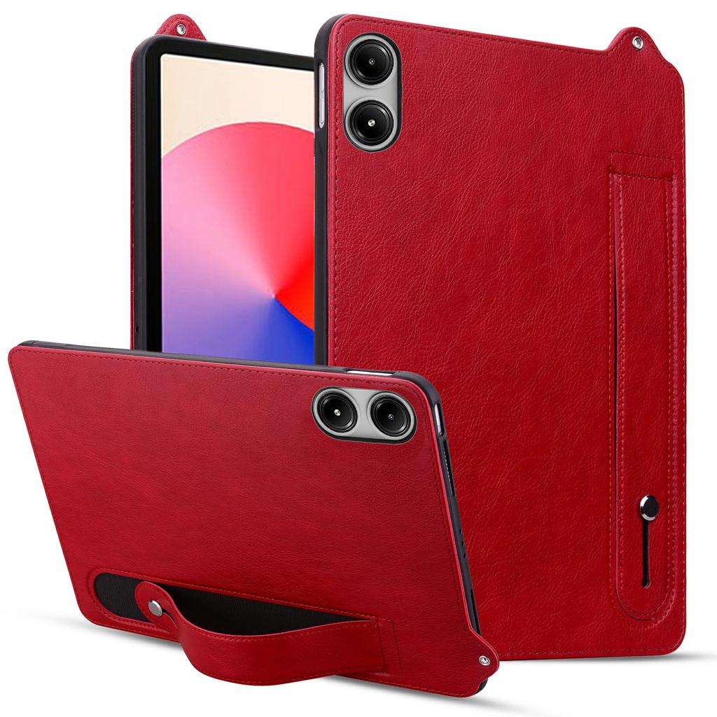 For Xiaomi Poco Pad M1 Case Hand Strap Kickstand Leather Tablet Cover