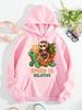 Speed Is Relative Turtle Sloth Prints Women Hoody Soft Fleece Hoodies Hip Hop Street Clothes Casual Multicolor Y2K Sportswear