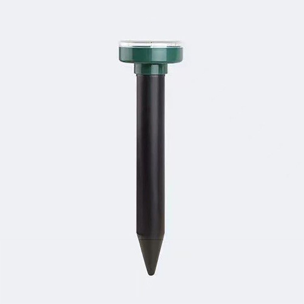 Radiation-Free Solar Ultrasonic Mole Repeller Solar Powered Rodent Deterrent Mouse Repeller Garden