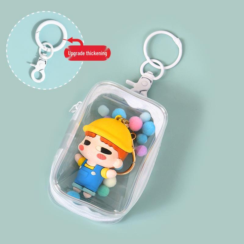 High Transparency 3D Baby Stroller Bag - Clear Show & Storage Bag with PVC and Data Cable Pocket