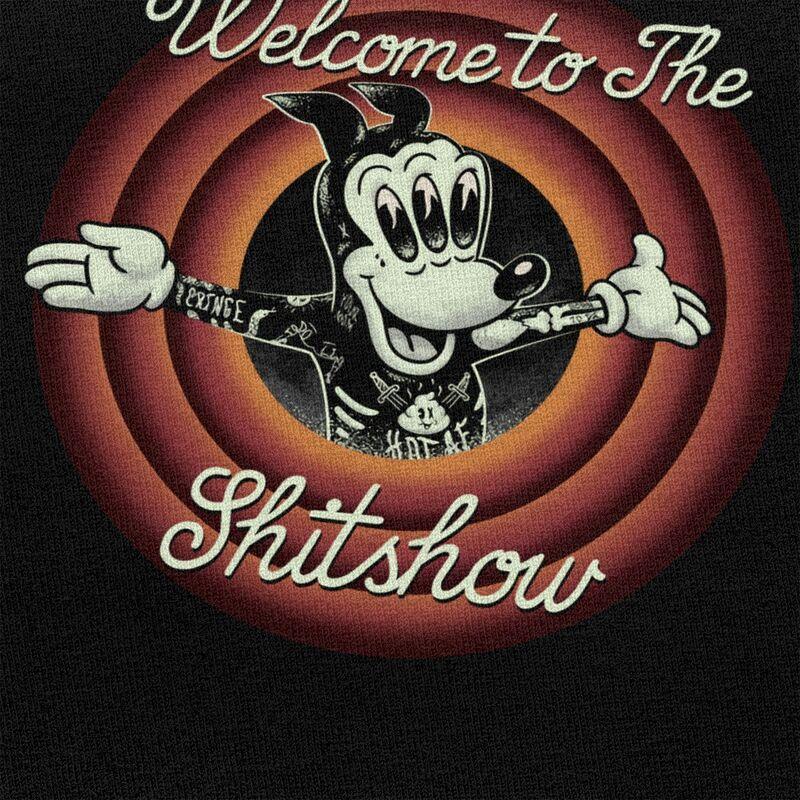 Custom Fashion Welcome To The Shitshow T Shirt Men Short Sleeve Tshirt Casual Tee 100 Cotton Oversized Tshirts Merchandise