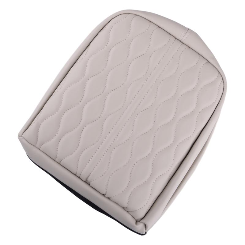 Car Center Console Armrest Box Pad Mat Cushion Cover Fit for Kia Carnival Beige Grey