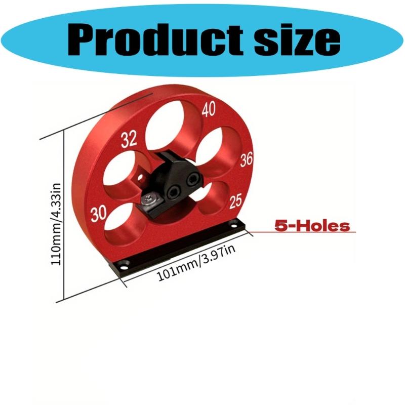 Adjustable Dowel Maker Jig Stabilizer Tool For Woodturning Projects Durable Aluminum Construction