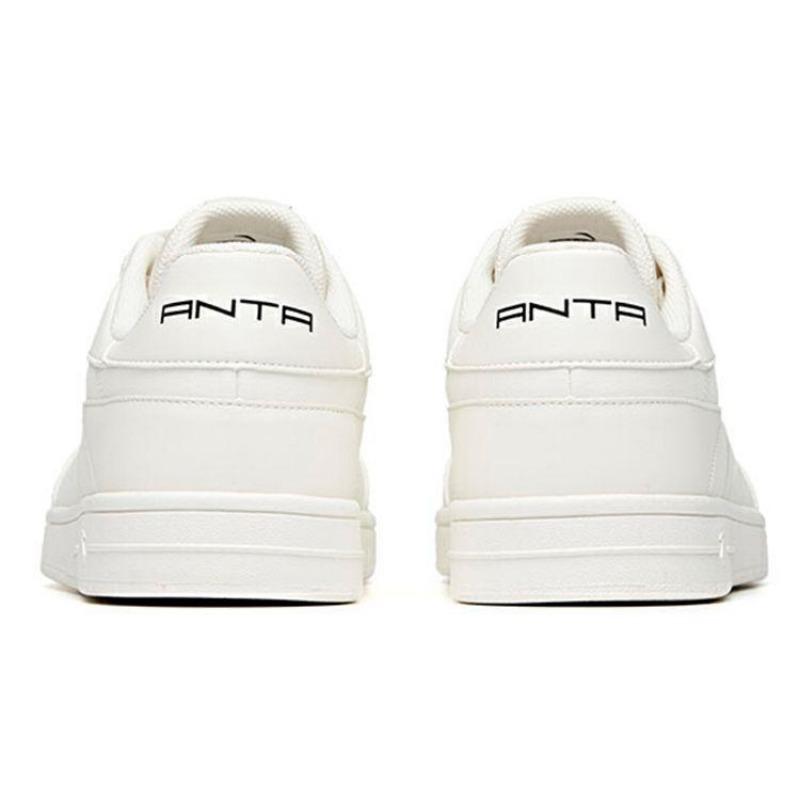Anta Lifestyle Series Retro Warm Non-Slip Low-Top Skate Shoes Men Sneakers White 912038031R-1