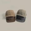 Men's 5 Panel Short Brim Vintage Embroidered Letters Baseball Cap, Quick Dry Breathable Design,For Men Camping Daily Outdoor Use