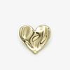 12Pcs/lot 15-23mm High end irregular heart-shaped metal button sweater suit coat decoration heart-shaped button