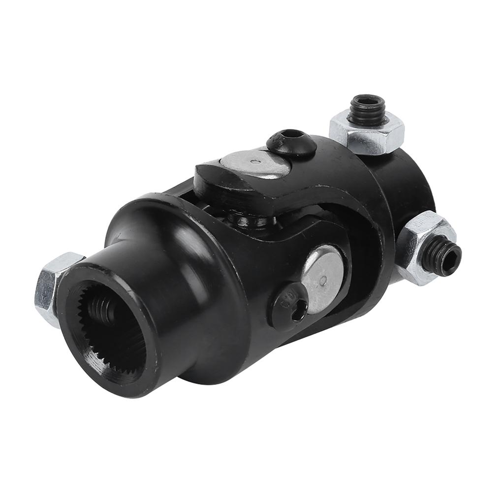 Steering Shaft U Joint 3 4 36 Spline X 3 4in DD for Grinding Machines Levelers Fit for Mustang(Black )