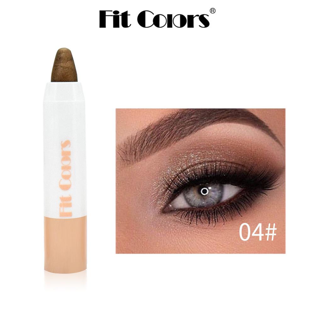 Eye Shadow Set Highlighter Pen, Not Easy To Take Off Eye Makeup Pen Set Comes With Eyeliner (eyeliner/shape Color Random) Eyeliner Black