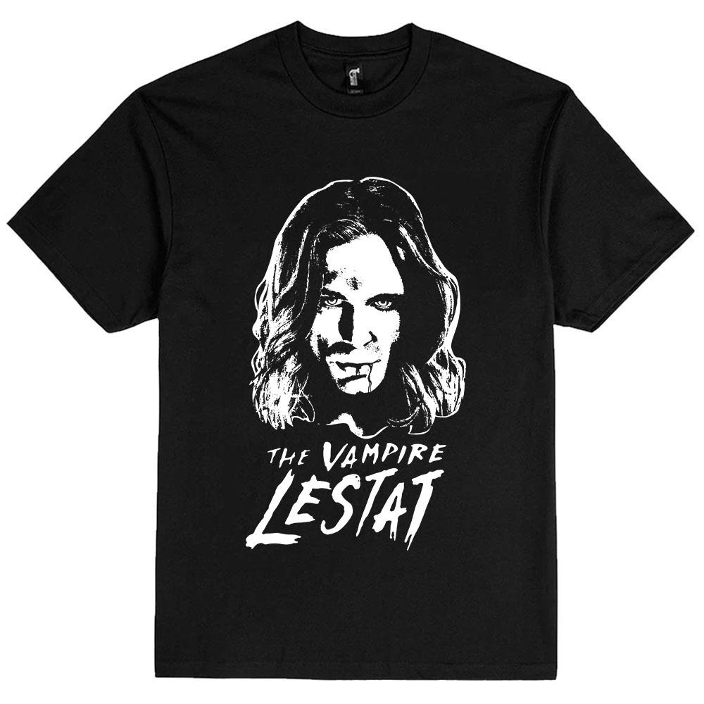 

The Vampire Lestat Tee Short Sleeve Cotton Summer Male Tshirts Unisex Streetwear Graphic Print T-shirt Mens Clothing XS чёрный
