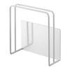 Yamazaki Jitsugyo 5138 Magnetic Cutting Board Stand White Approx. W13.5XD5.5XH14cm Tower Floating Storage Easy Installation