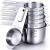 MDNG Stainless Steel Measuring Cup and Spoon Set