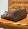 [Pre-Owned] Neverfull Mm Checkered Coated Canvas With Leather Trim Tote Bag - Excellent #XPCAA6