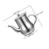 Large Capacity Stainless Steel Oil Holder Kitchen Storage Container For Cooking Grease Bacon Oil Pot Filter Ladle