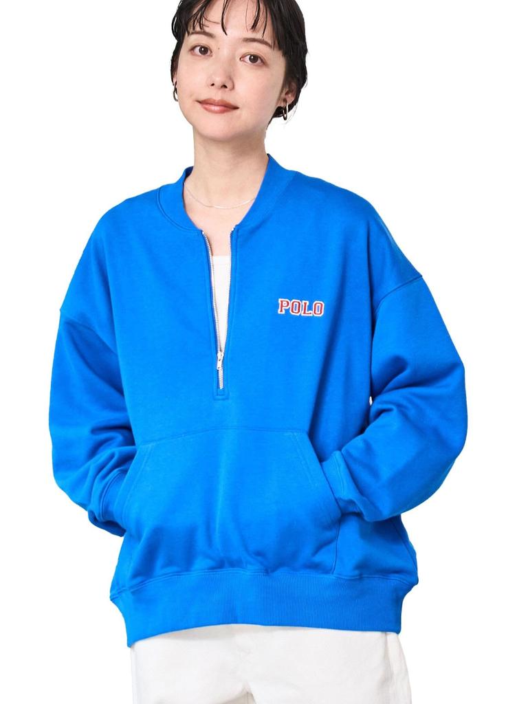 Cohen POLO BCS Custom Half-Zip Fleece Sweatshirt, 76206410420, 7500 COBALT (75), FREE