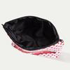 1pc Sexy Red Lips Polka Dot Pattern Printed Makeup Bag Perfect for Women Girls Travel And Vacation Storage Bag