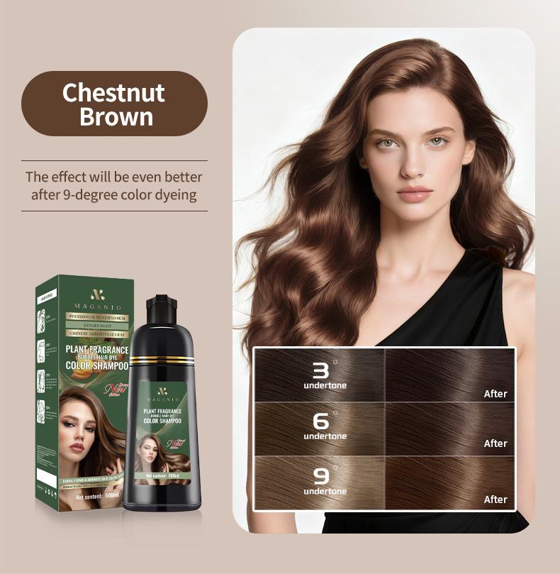 Gentle Bubble Dye Hair Shampoo - Non-Irritating, Easy-to-Use Formula