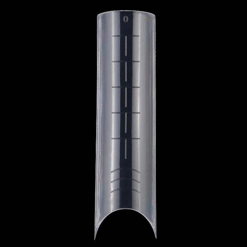 120 stk Nail Extension False Nail Tips Clear Halv Deksel Trykk på negler Akryl Fake Tips 12 Størrelser XL C Curve Long Nail Art Tips