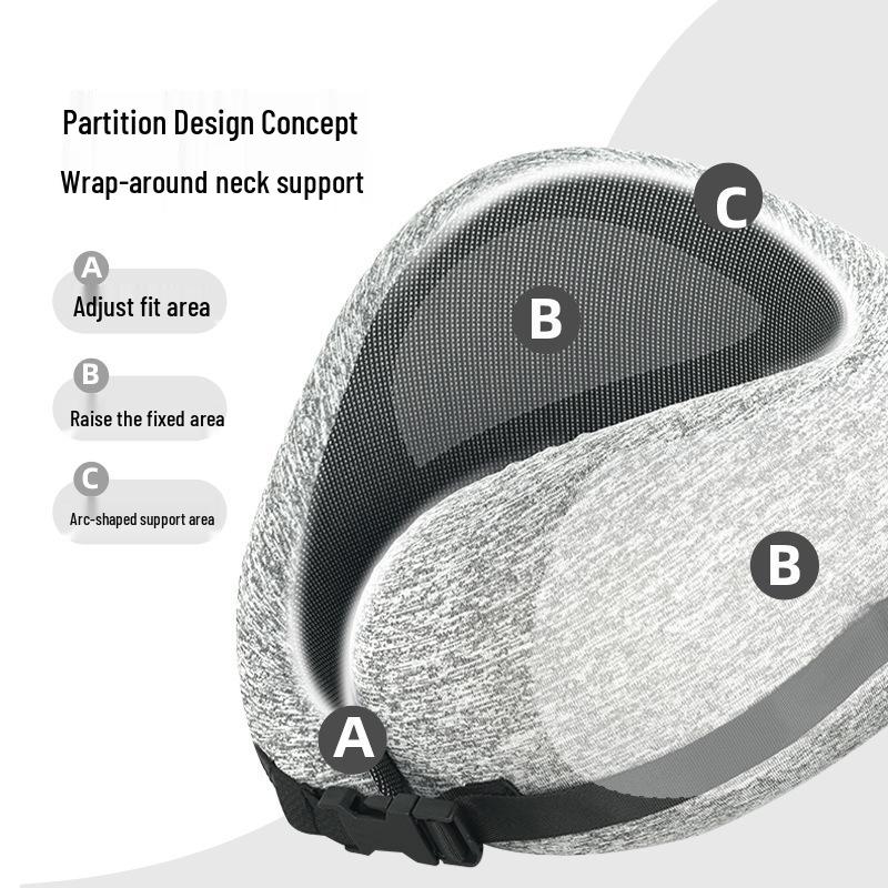 Compact U-Shape Memory Foam Travel Pillow