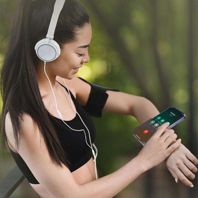 Phone Holder 360 Degree Rotating for Phone 16 15 14 S23 Detachable Phone Armband Wristband Holder for Running Walking