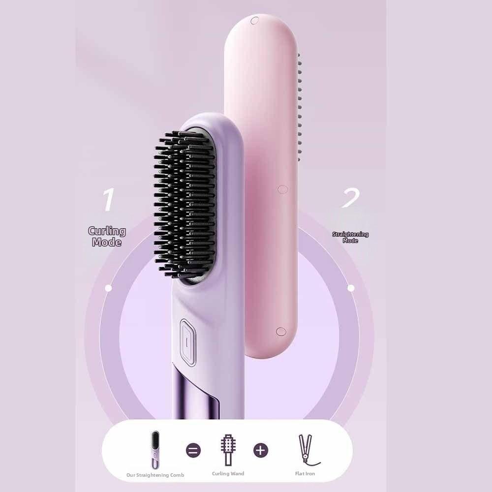 Anti-Scald Design Electric Hair Brush Electric Straightening Comb  Straight Hair