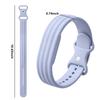 Silikon-Schlaufen Sportuhrarmband für Google Fitbit Air Gummiarmband Atmungsaktives Band Armband Correa Ersatzzubehör