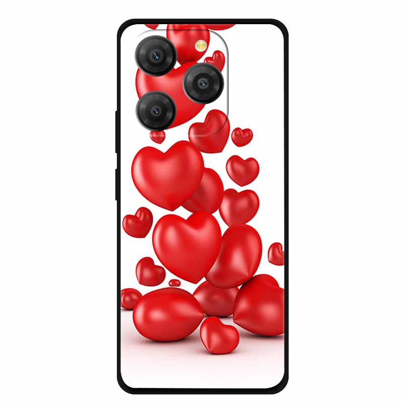 Για θήκη Blackview Shark 9 Shark9 Coque 6.67" Μαύρη Σιλικόνη Μαλακό Πίσω Κάλυμμα Θήκη Για θήκες τηλεφώνου Blackview Shark 9 Αντικραδασμική
