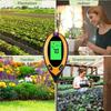 3/4/ In 1 Soil PH Meter Soil Tester Flower Meter Moisture Meter Temperature Sunlight Intensity Analysis Acidity Garden Tool