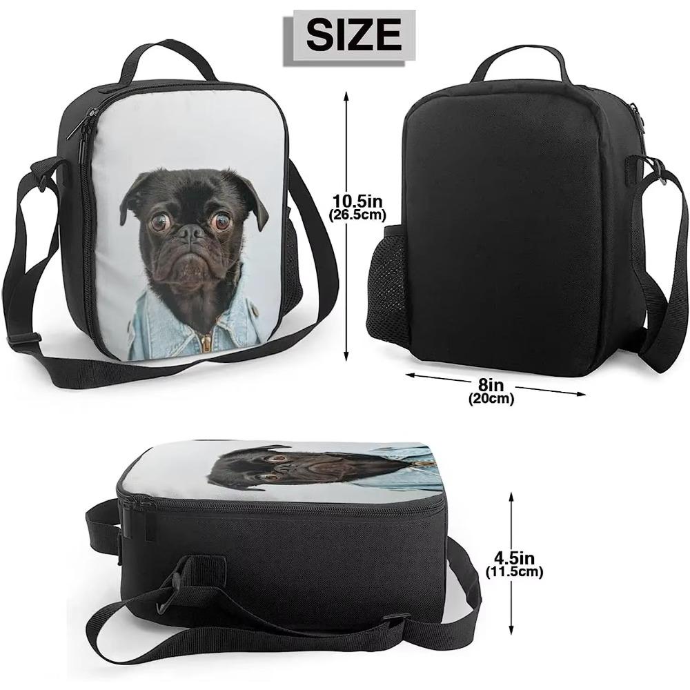 Personalized Thermal Lunch Box for Women Kids Custom Lunch Bag with Container Insulated Lunch Tote Cooler Bag for Office Picnic