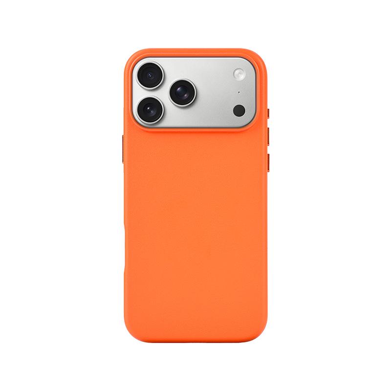 iPhone 17 Pro Max Leather Texture Magsafe Case - Full Coverage Magnetic Protection For iPhone 17 Pro