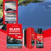 Car Glass Oil Film Remover With Supplements Kit Auto Windshield Glass Dust Removal Polishing Hydrophobic Cleaner Care Care