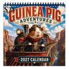 Personalized Gift for Pet Owners 2027 Guinea Pig Adventures Wall Calendar, Cute 12 Monthly Planner with Thick Paper Calendar Imaginative Scenes,
