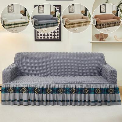 Sofa Cover General Universal Elastic Bubble Grid Sofa Cushion Cover For Four Seasons General Cover Washable Durable Slip Covers