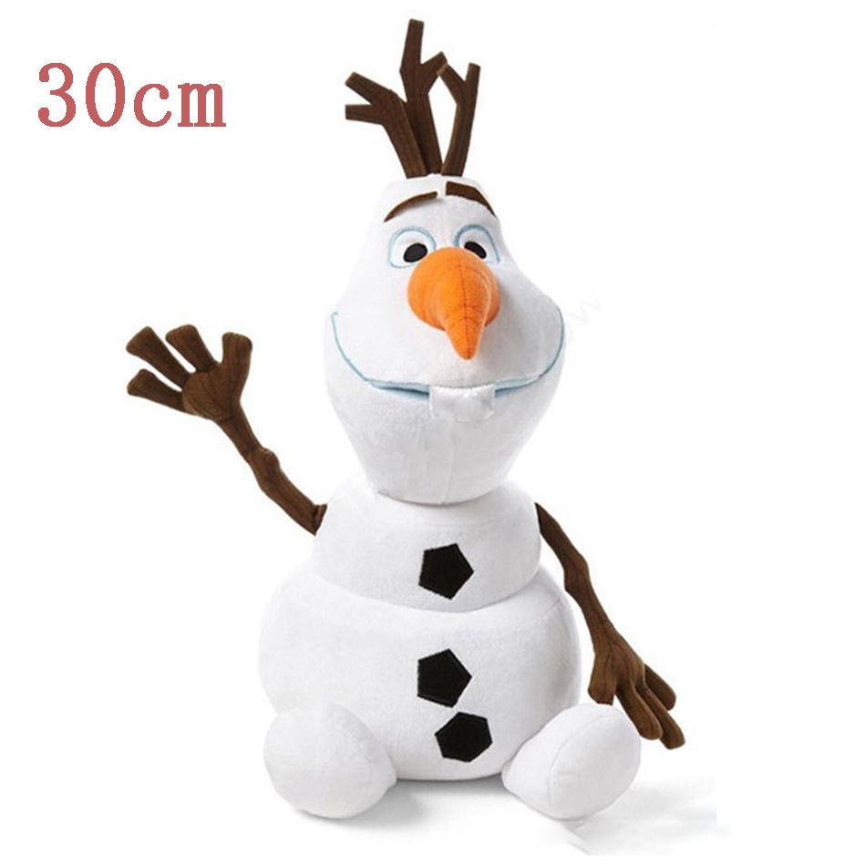 

30-50cm Frozen Anna Elsa Plush Figure Snow Queen Princess Anna Elsa Figure Playthings Plush-Filled Plush Kids Playthings Celebration Xmas Presents