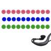30Pcs/set 15mm Headphone Filters Dustproof for Earphone Filter Earphone Protective Filters Sponge Ear Pad Cushion