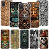 Mayan Stone Totem Pole Phone Case For Samsung Galaxy A52 A32 A22 A12 A02S A50S A30S A51 A31 AA71 Note 20 Ultra 10 S10 Plus Galax