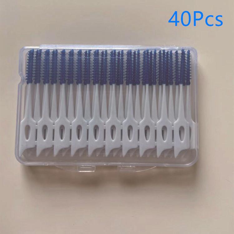 

Durable And Safe 40Pcs Adults Interdental Brushes Clean Between Teeth Floss Toothpick Toothbrush Dental Oral Care Tool