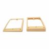 YJB PARTS Escutcheon Set with Screws, Curved (Arched) [Made In Japan] (Ivory)