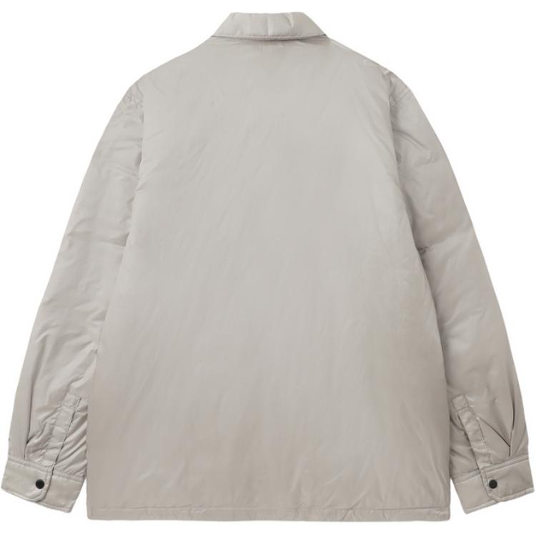 Carhartt WIP FW24 Classic Logo Tag Long Sleeve Shirt Jacket With Down Men outerwear Gray CHXJKA242013N-217018-GYL