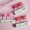 5pcs Heart Birthday Candles Cake Candles Cupcake Topper Candles Dessert Candle Holders for Wedding, Anniversary, Romantic Night