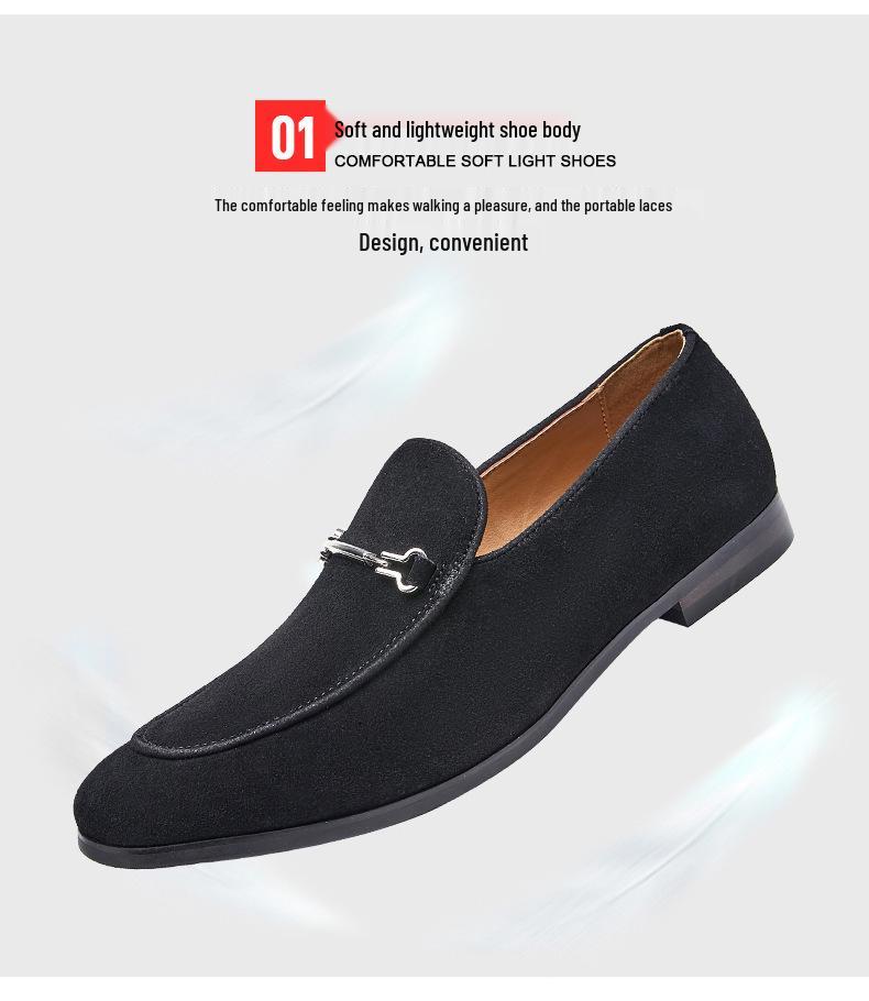 Britischer Sommer-Suede-Leder-Loafer: Mattierte, Atmungsaktive Slipper für Geschäft & Freizeit