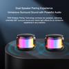 Mini Portable Bluetooth Speakers Wireless With Multicolour Lights, Stereo Pairing Desktop & Portable Wireless Speaker